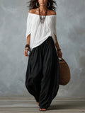 Joryna Asymmetric Palazzo Set
